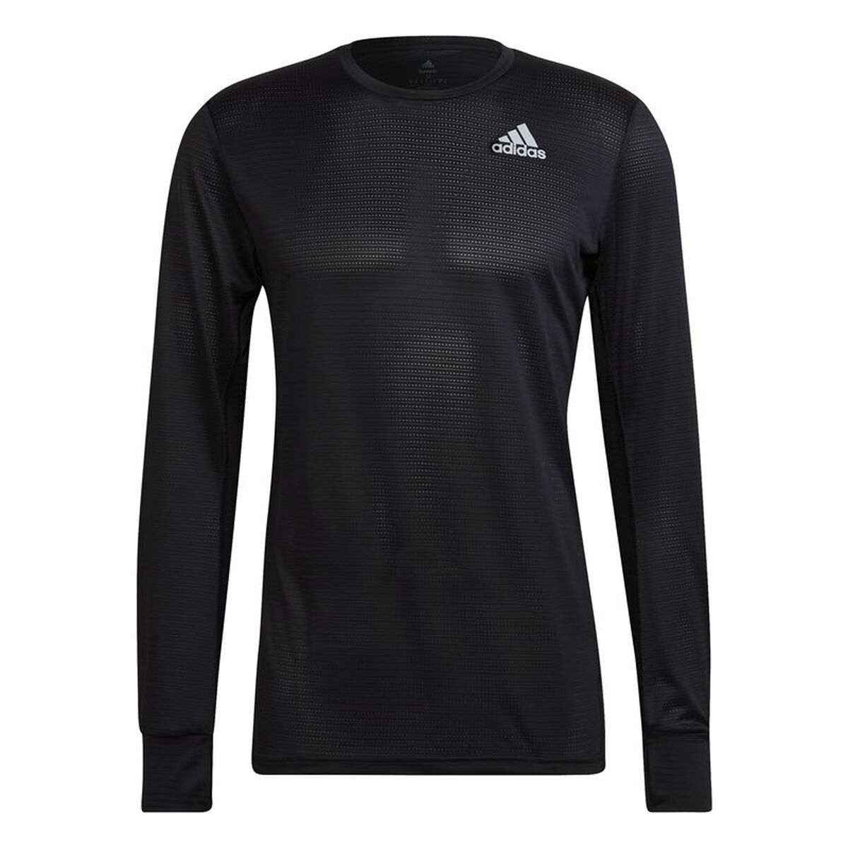 Men’s Long Sleeve T-Shirt Adidas Own The Run Black-0