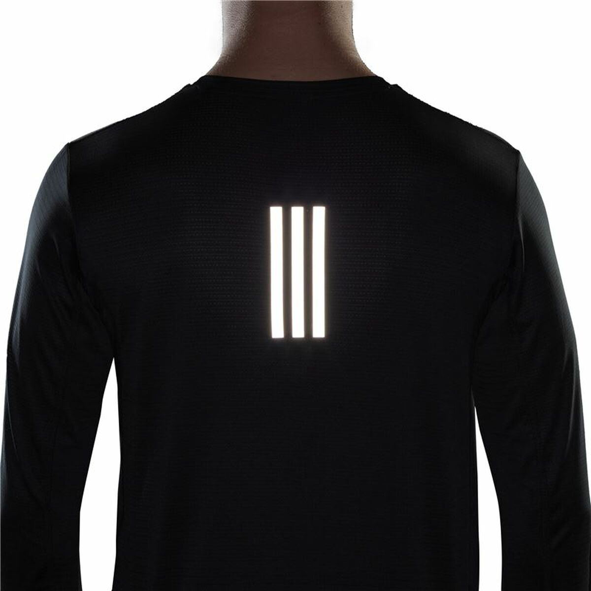 Men’s Long Sleeve T-Shirt Adidas Own The Run Black-2