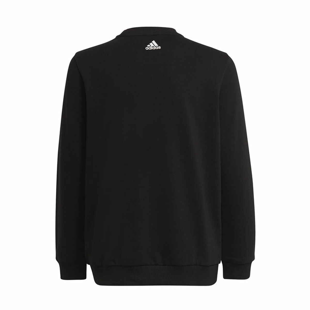 Children’s Sweatshirt without Hood Adidas Sweat Logo Black-6