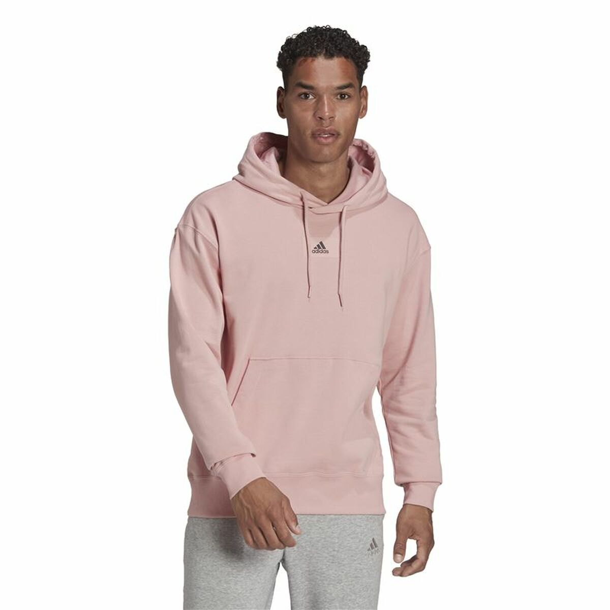 Men’s Hoodie Adidas Essentials Pink-6