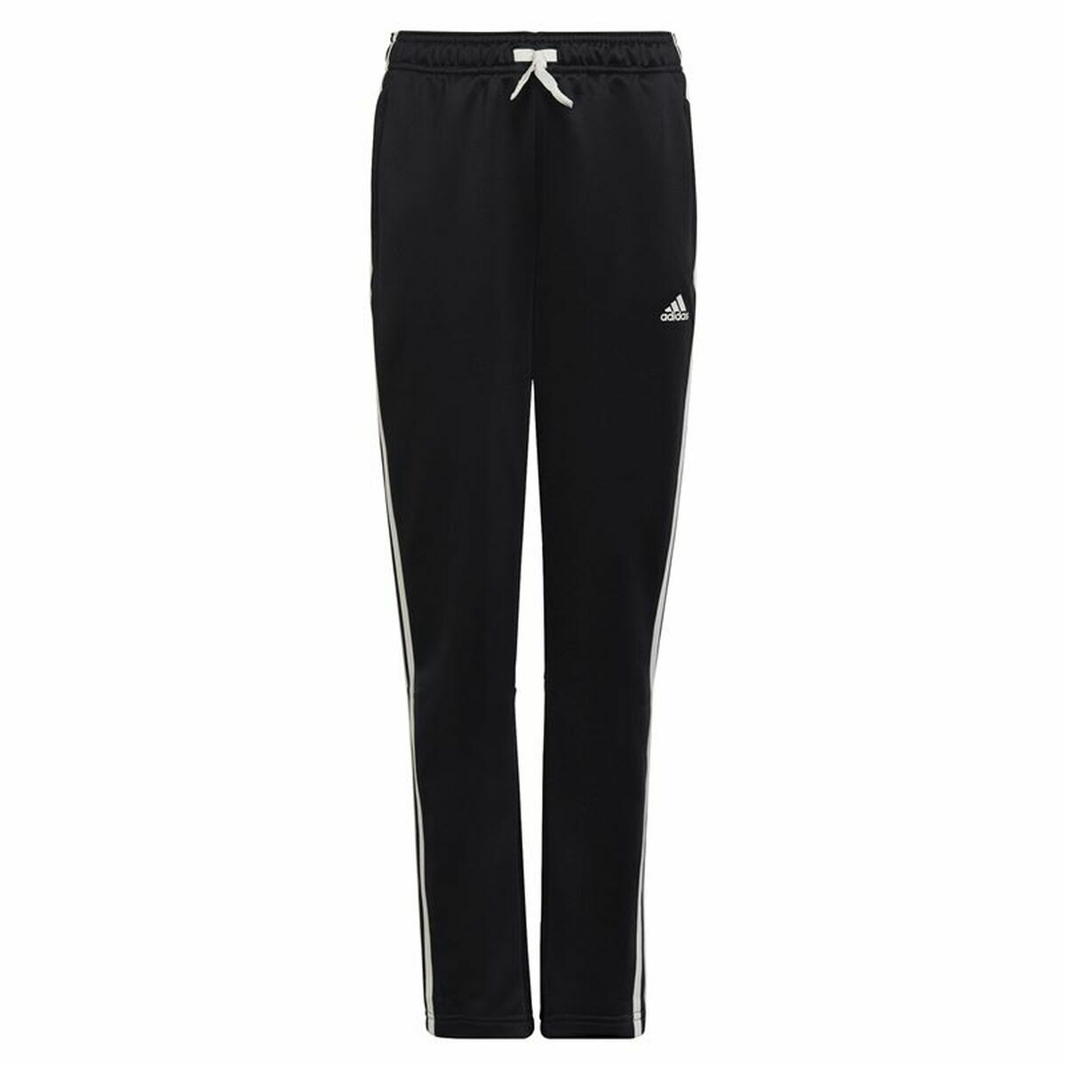 Children's Tracksuit Bottoms Adidas Designed To Move 3 band Black-0