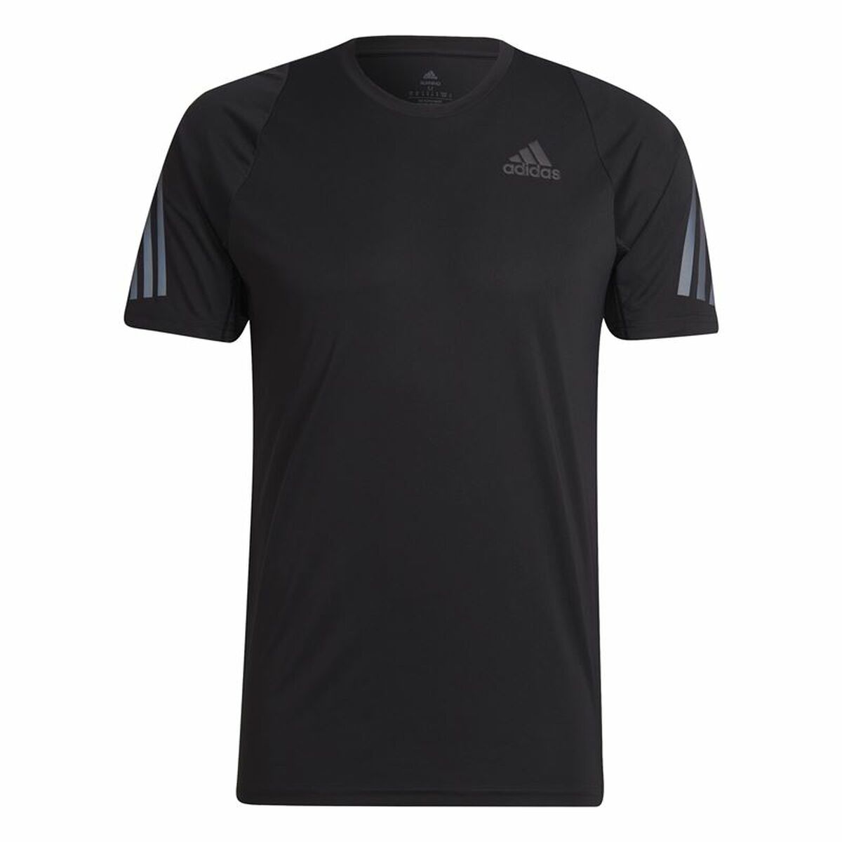 Men’s Short Sleeve T-Shirt Adidas Run Icon Black-0