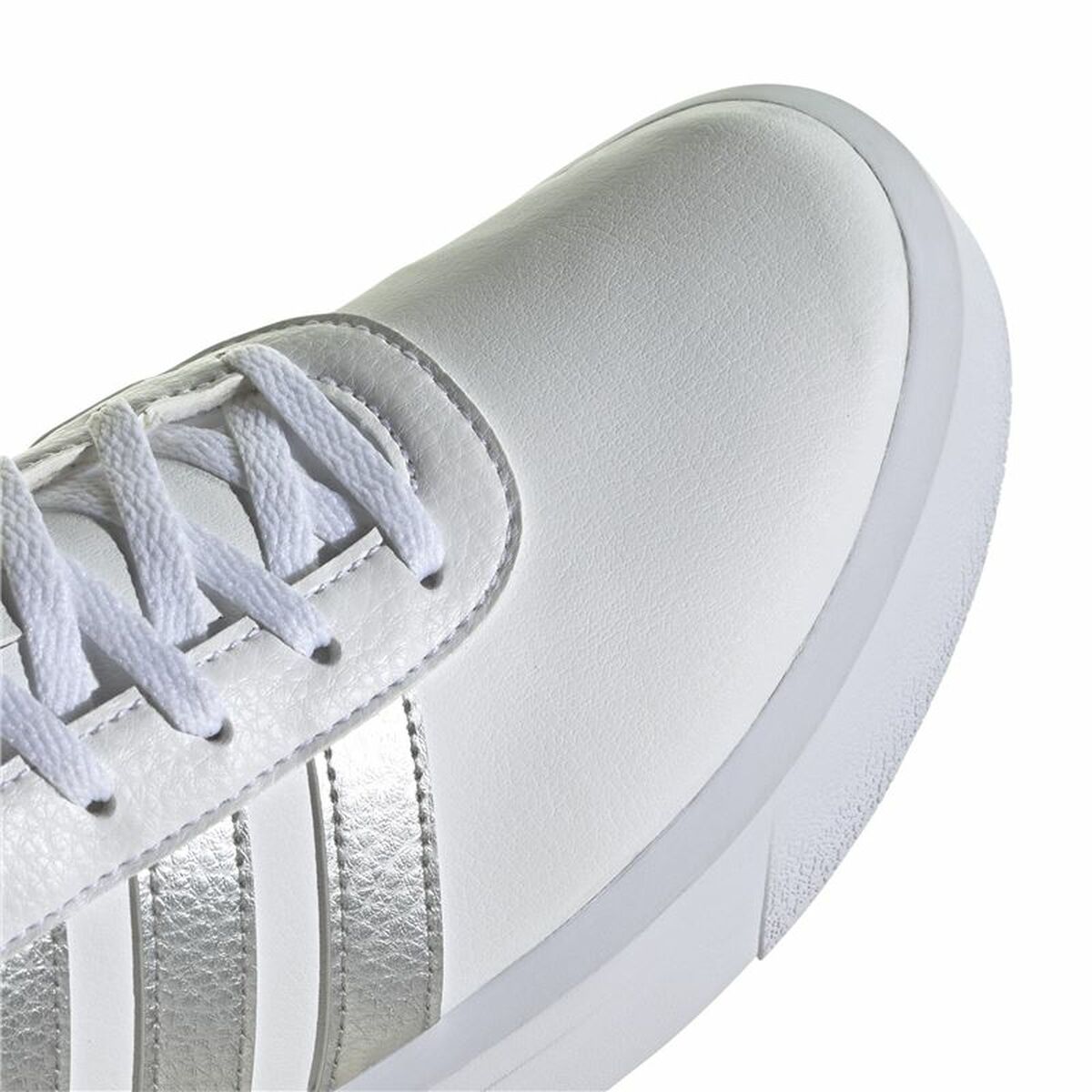 Women's casual trainers Adidas Court Platform White-2