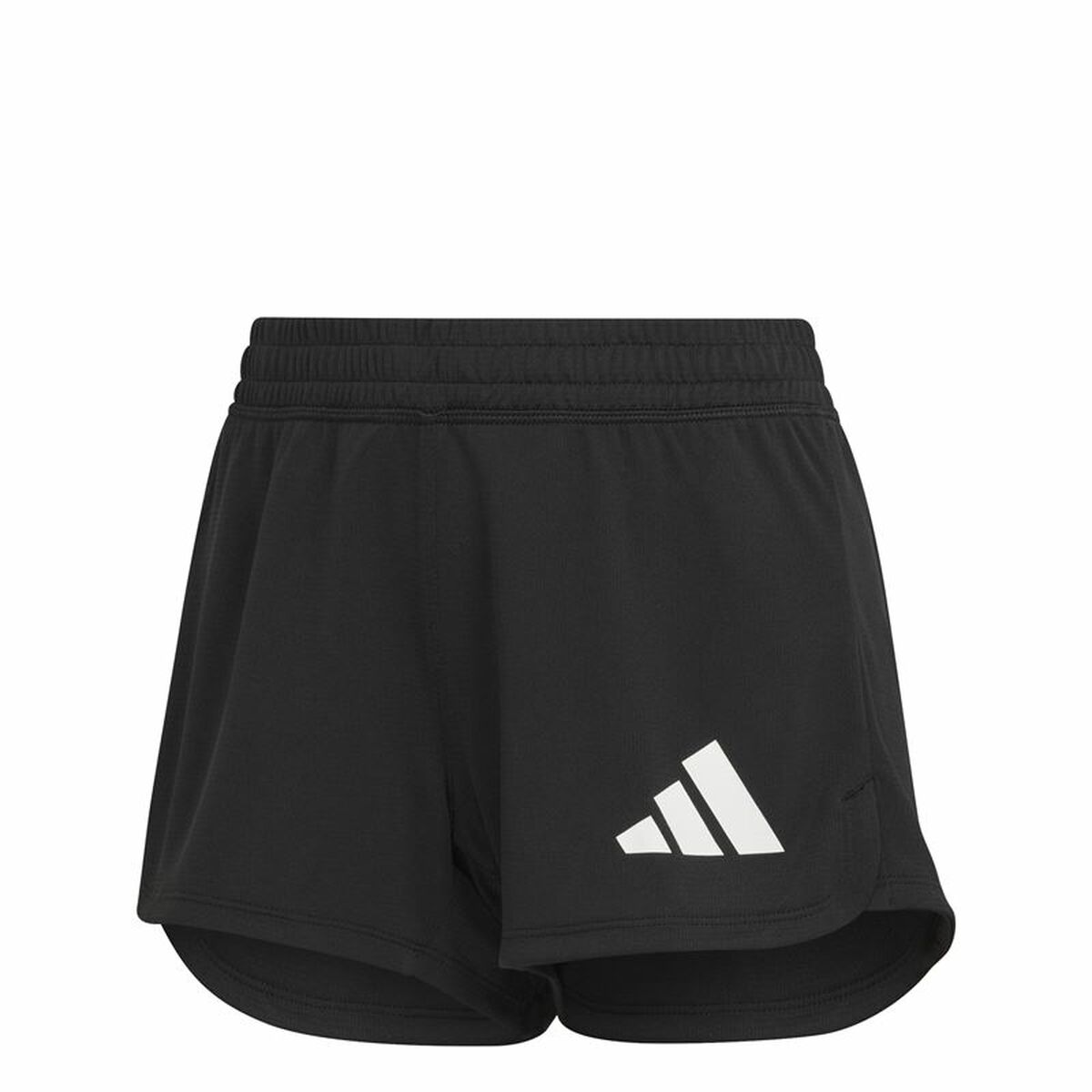 Sports Shorts for Women Adidas Pacer 3 Stripes Knit Black-0