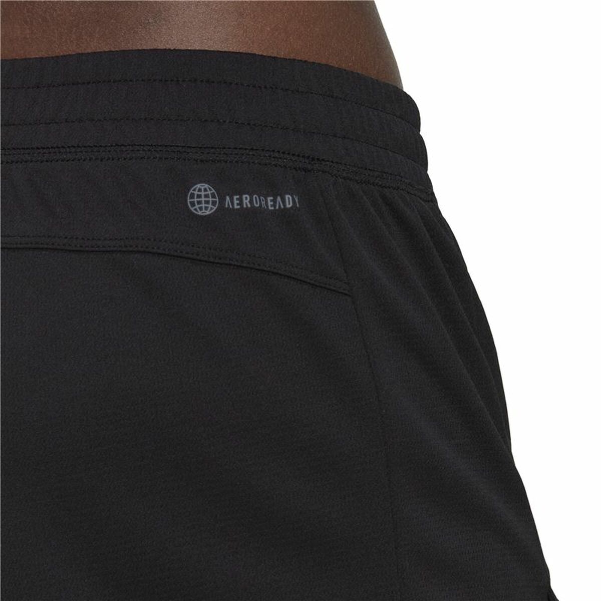 Sports Shorts for Women Adidas Pacer 3 Stripes Knit Black-3