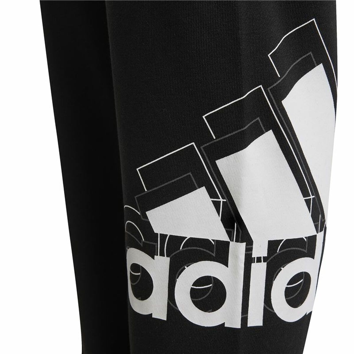 Children's Tracksuit Bottoms Adidas  Brandlove Black-6