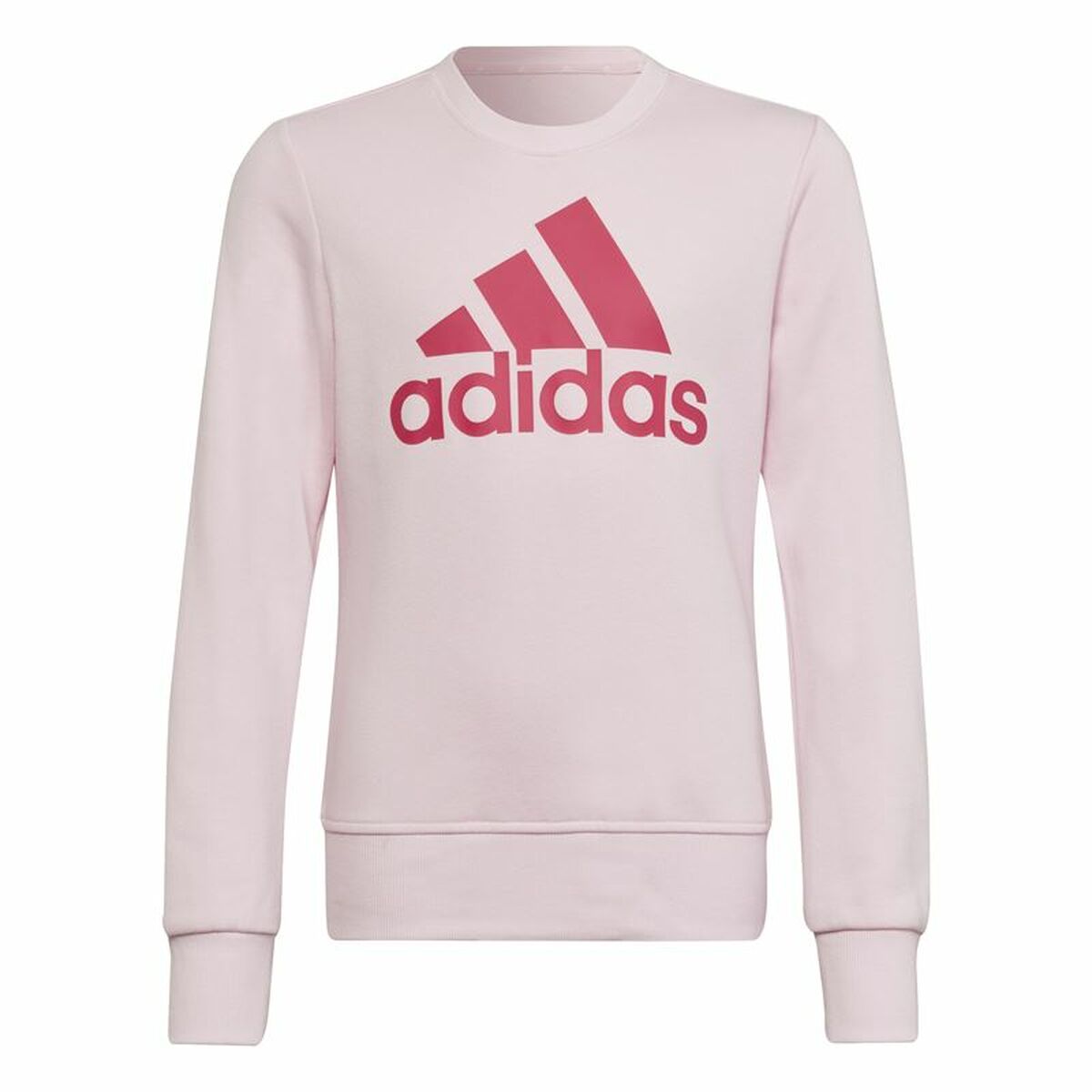 Hoodless Sweatshirt for Girls Adidas Essentials Light Pink-0