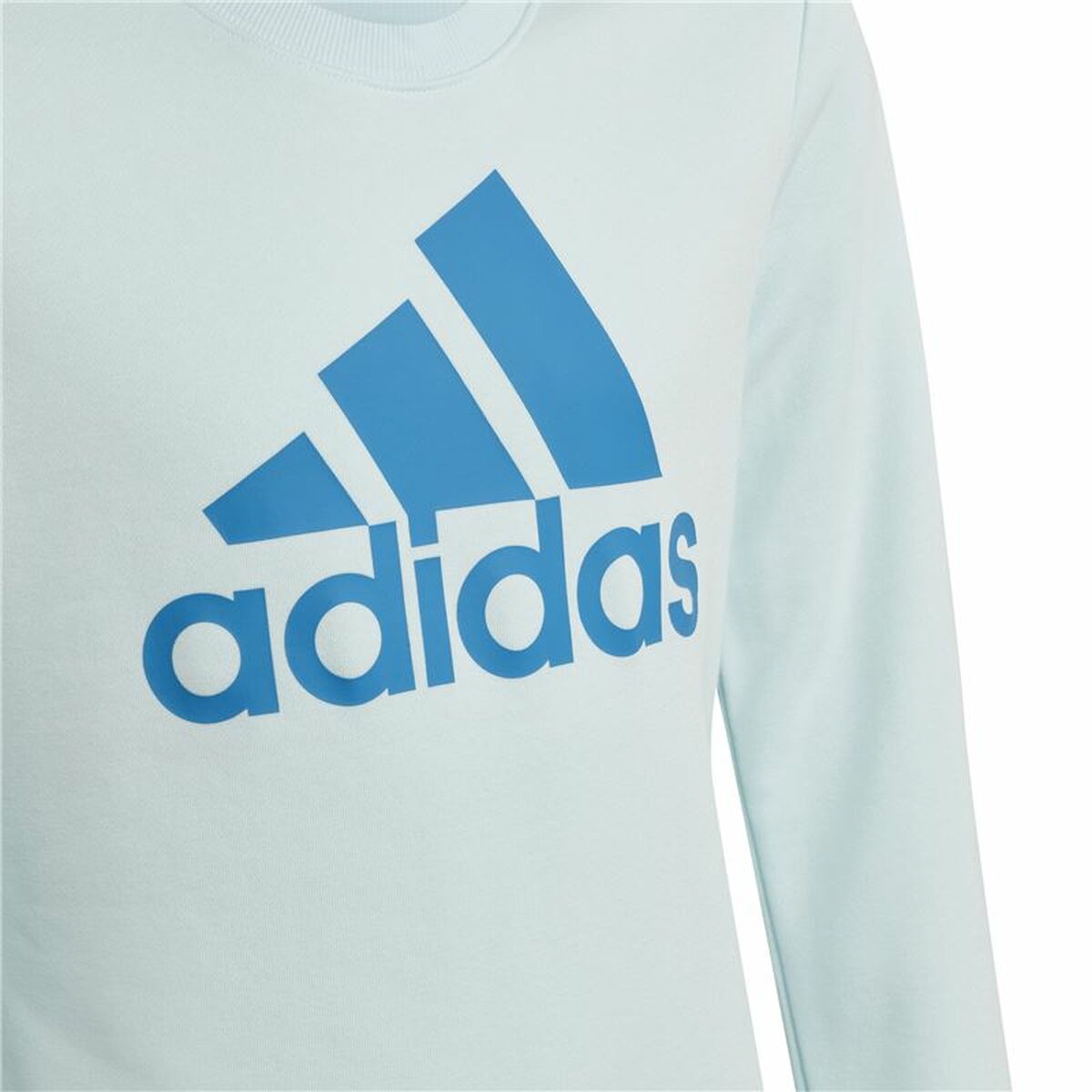 Hoodless Sweatshirt for Girls Adidas Essentials Light Blue-6