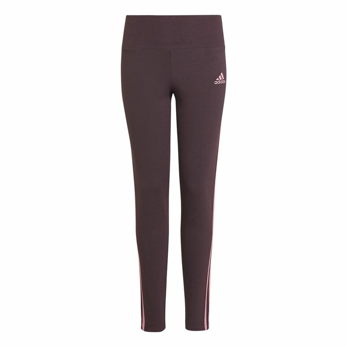 Sports Leggings for Children Adidas 3 bandas Purple-0