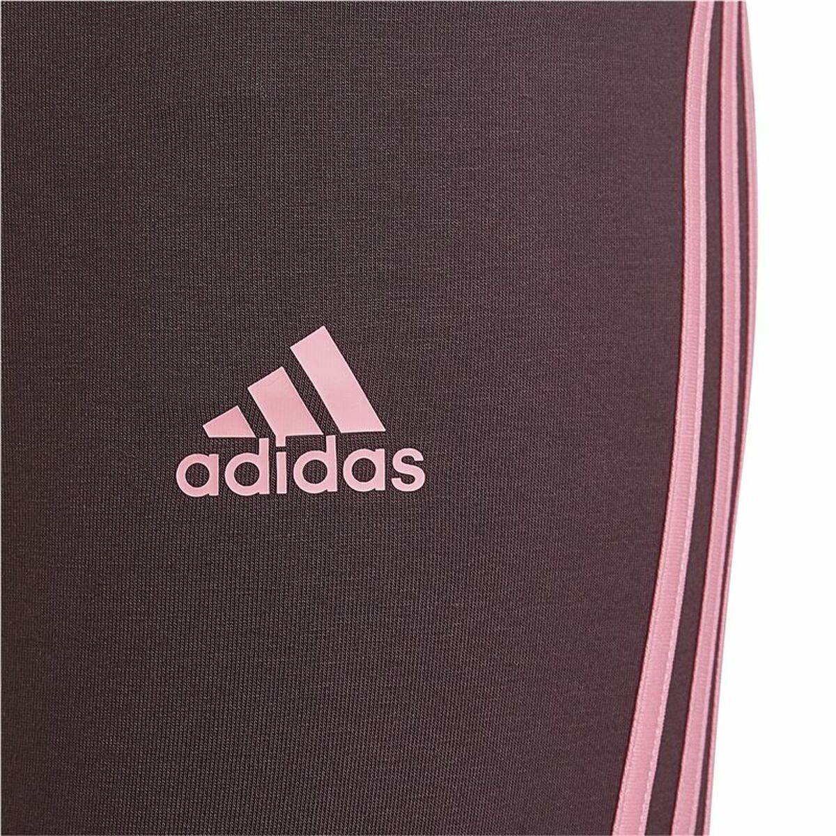 Sports Leggings for Children Adidas 3 bandas Purple-3