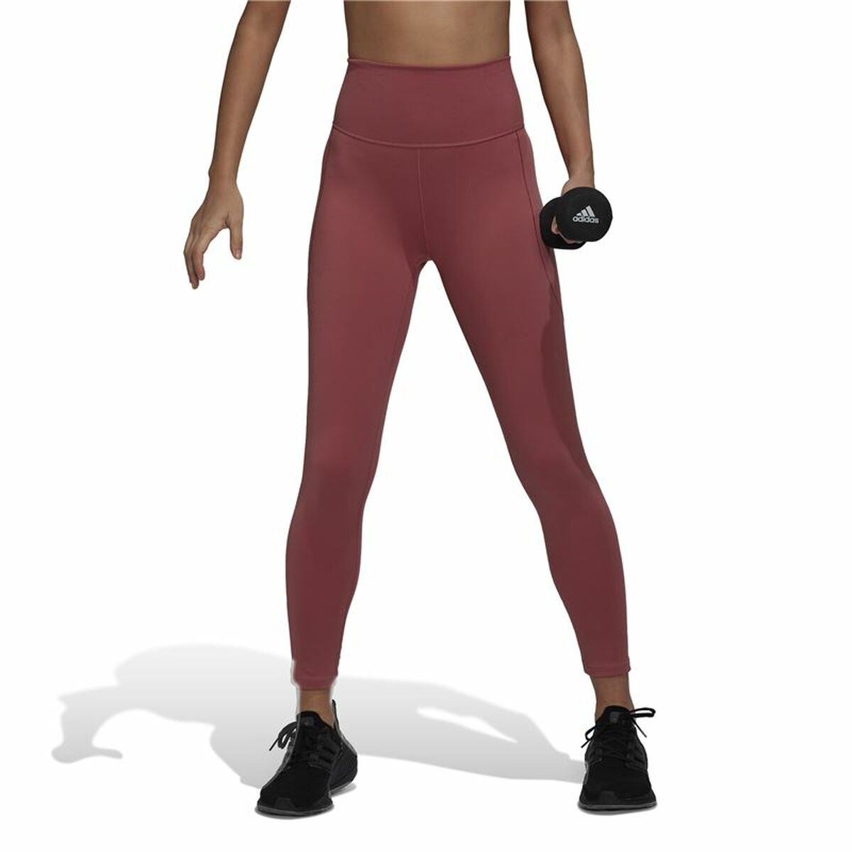 Sport leggings for Women Adidas  Studio 7/8  Brown-8