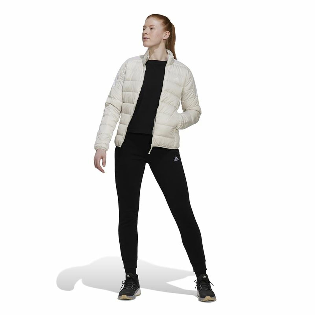 Women's Sports Jacket Adidas Essentials White-5