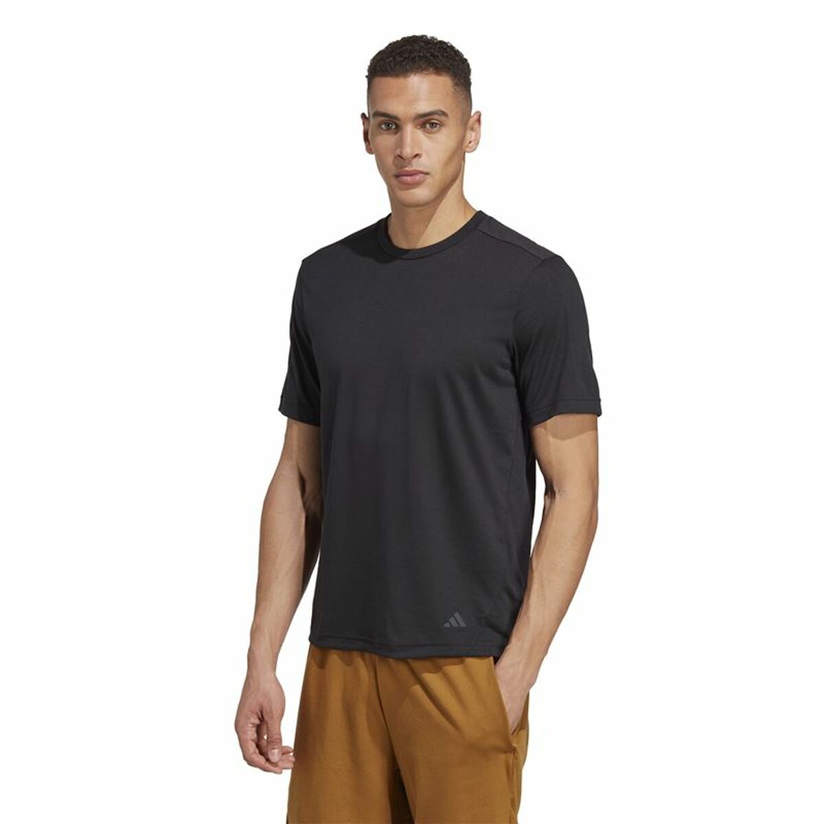 Men’s Short Sleeve T-Shirt Adidas Base Black-9