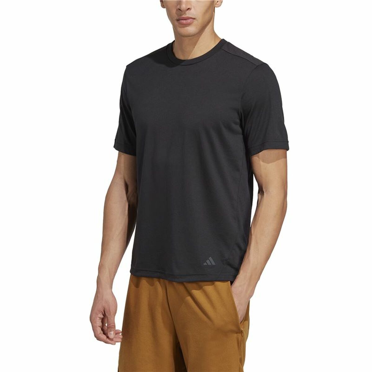 Men’s Short Sleeve T-Shirt Adidas Base Black-8