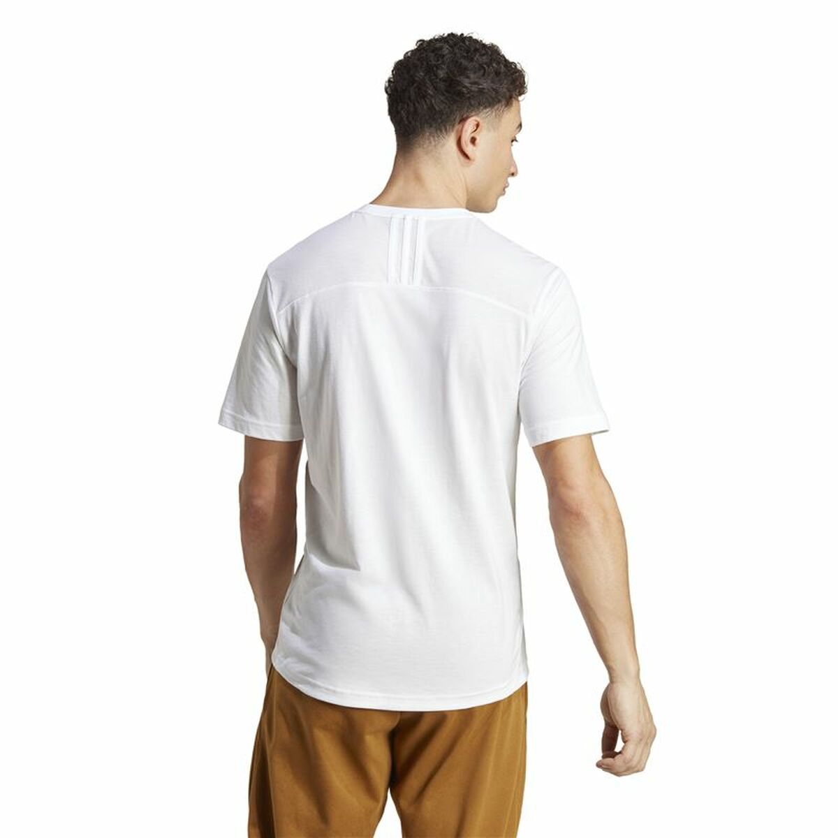 Men’s Short Sleeve T-Shirt Adidas Base White-7