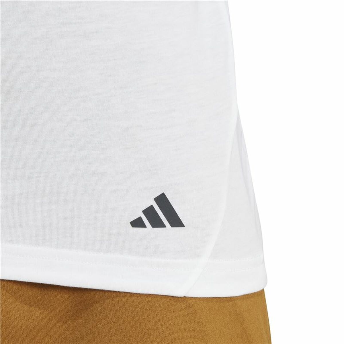 Men’s Short Sleeve T-Shirt Adidas Base White-4