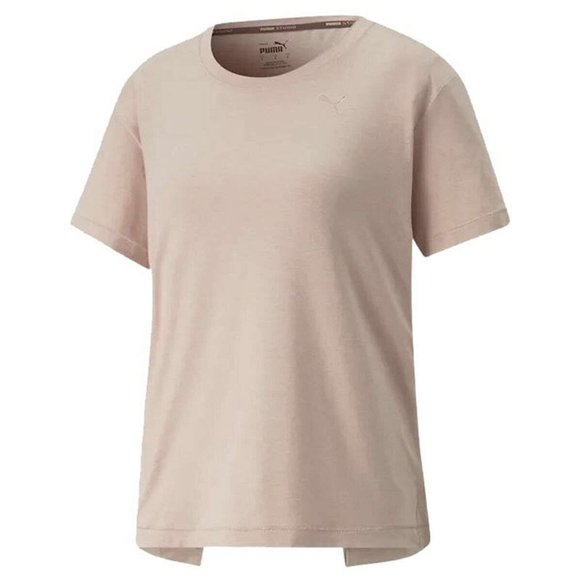 Short-sleeve Sports T-shirt Puma Studio Trend Pink-0