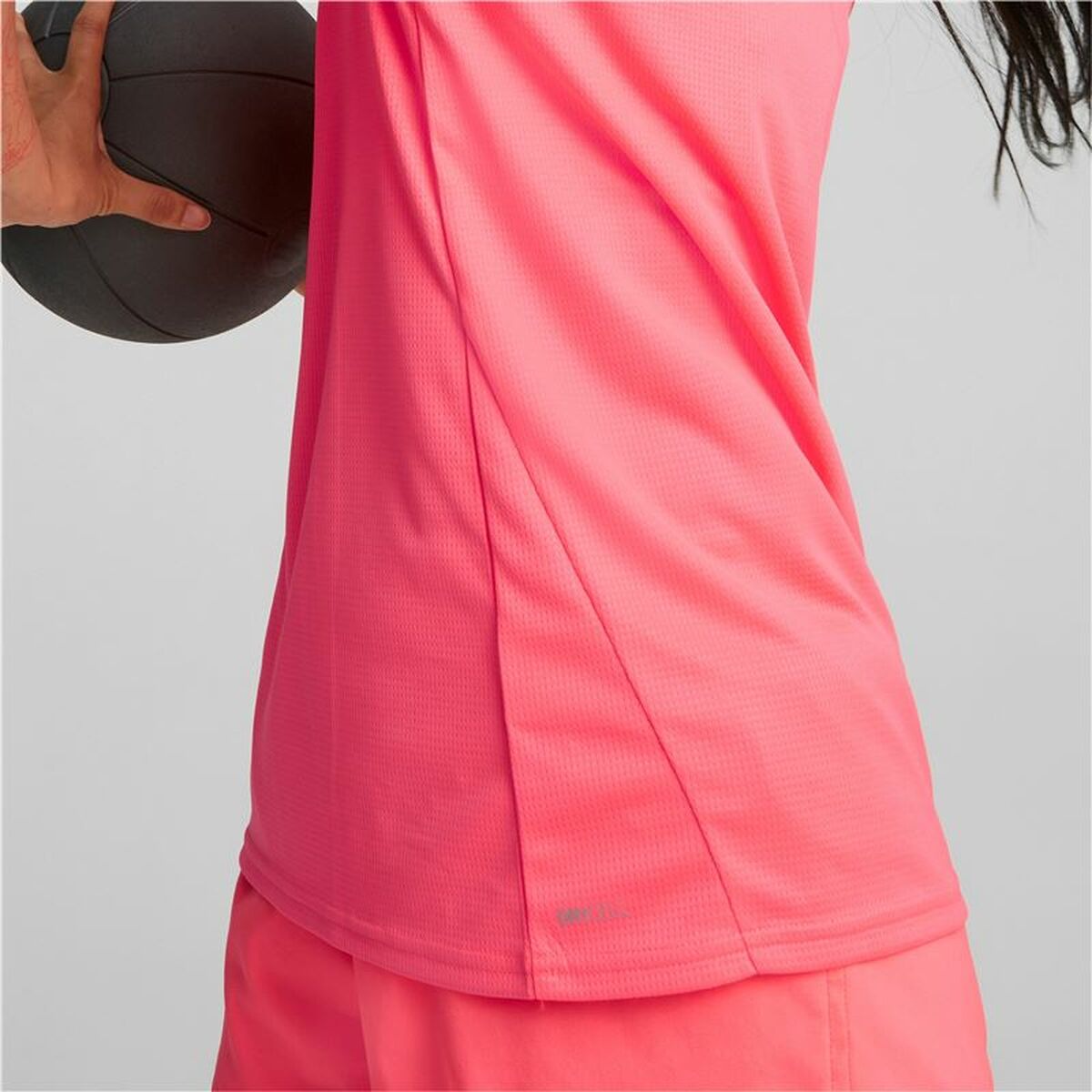 Women’s Short Sleeve T-Shirt Puma Favourite Pink-5