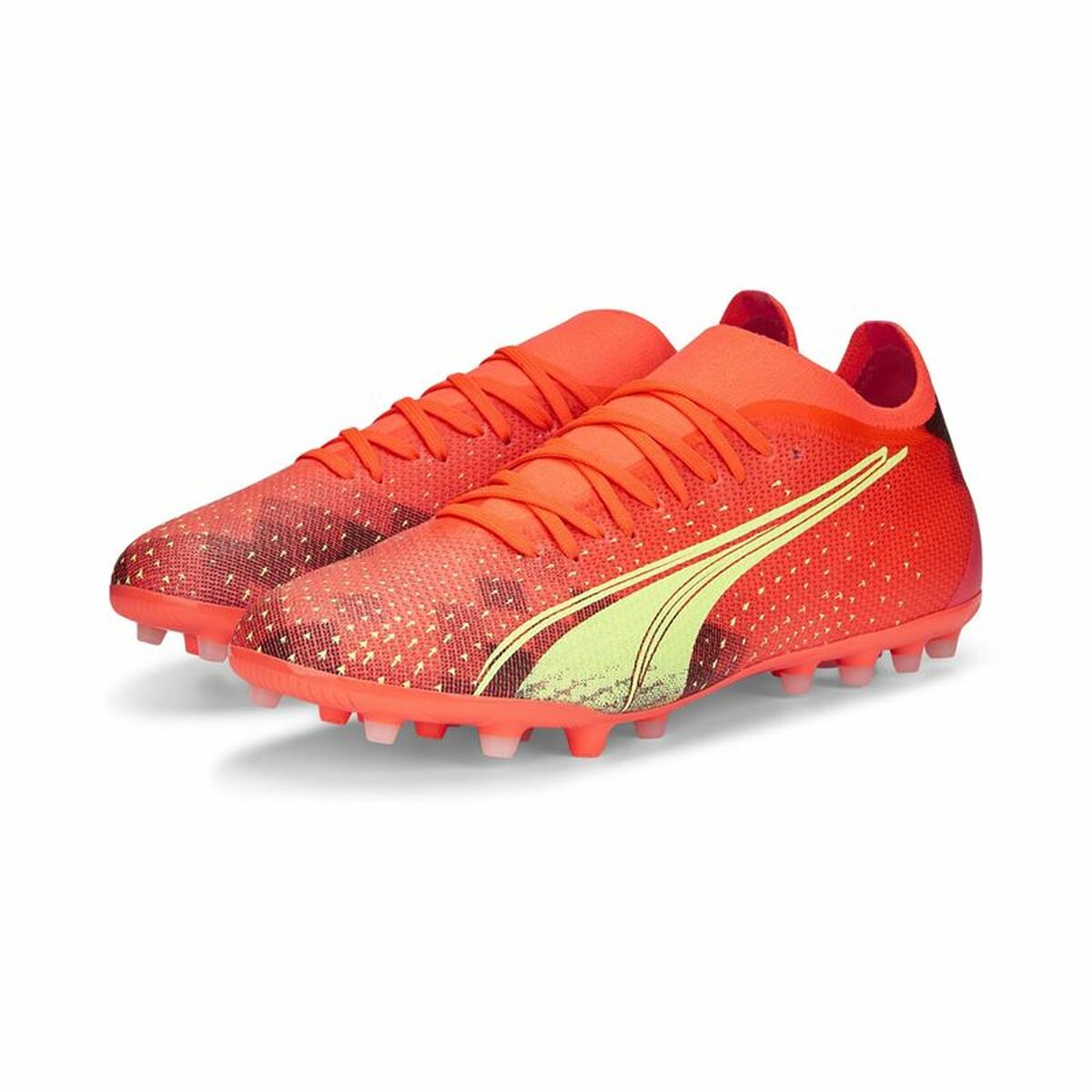 Adult's Football Boots Puma Ultra Match MG Orange-2