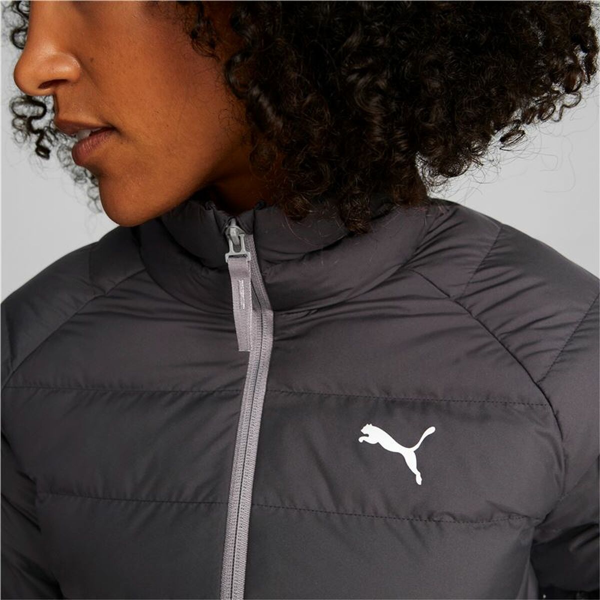 Women's Sports Jacket Puma Active Polyball Dark grey-5