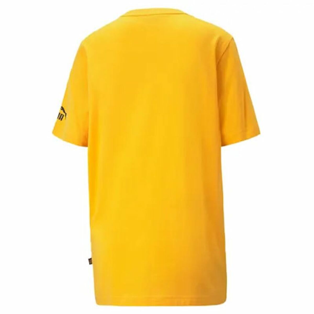 Men’s Short Sleeve T-Shirt Puma Essential Logo Repeat Graphic Yellow-2