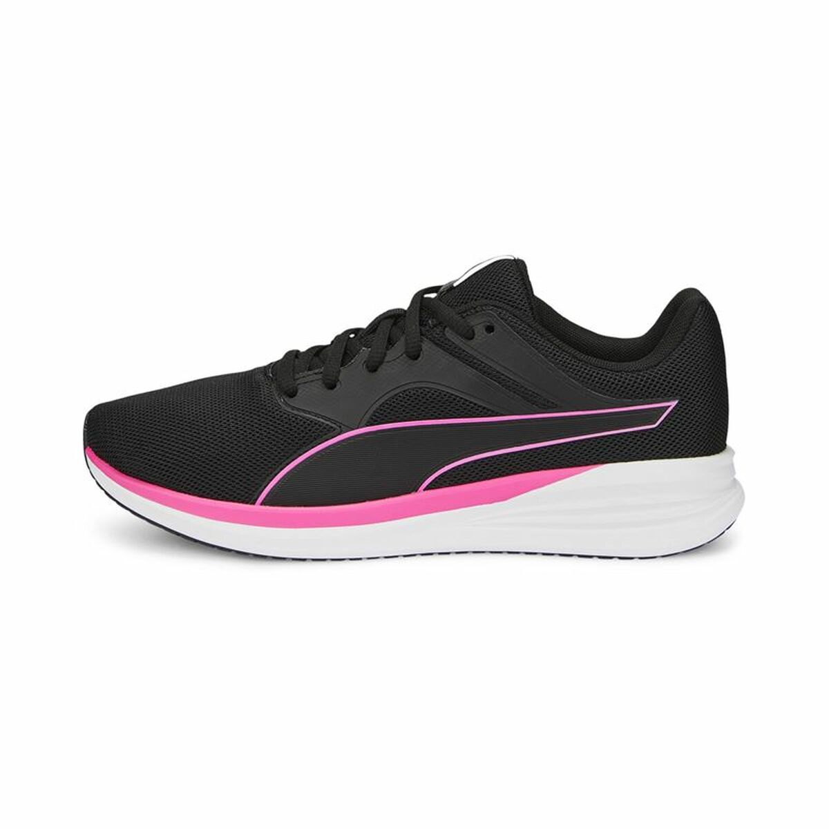 Running Shoes for Adults Puma Transport Black Pink-0