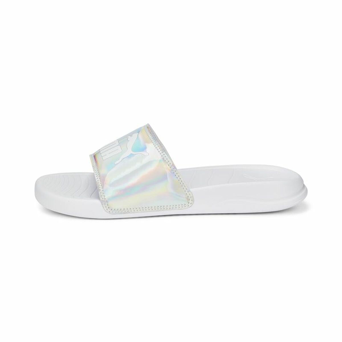 Women's Flip Flops Puma Popcat 20 Iridescent White-0