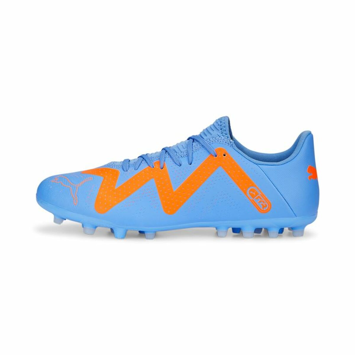 Adult's Football Boots Puma Future Play Mg Glimmer Blue Unisex-4