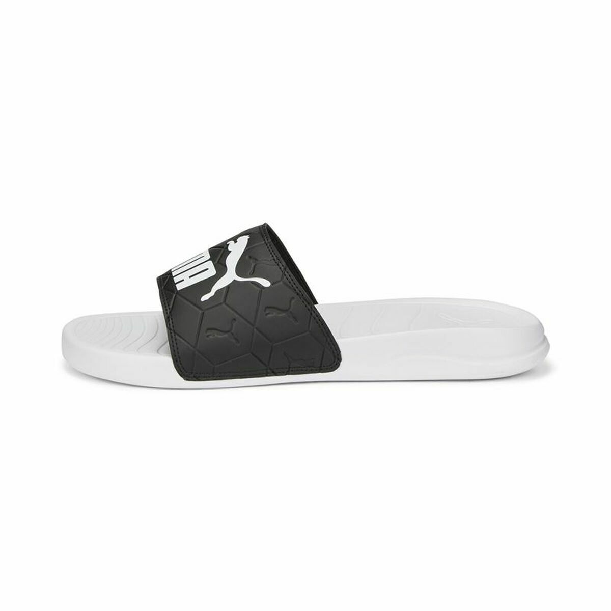 Men's Flip Flops Puma Popcat 20 Logo Power White Black-0