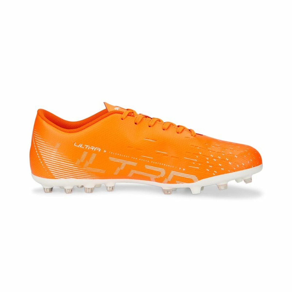 Adult's Football Boots Puma Ultra Play Mg Orange Unisex-8