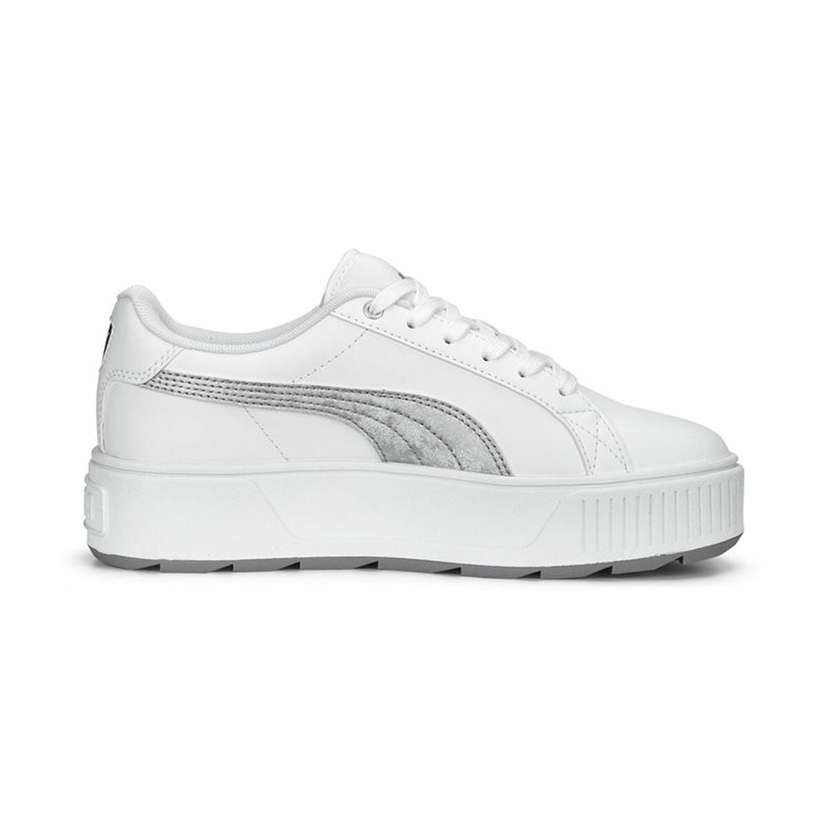 Women's casual trainers Puma Karmen Space Metalli White-0