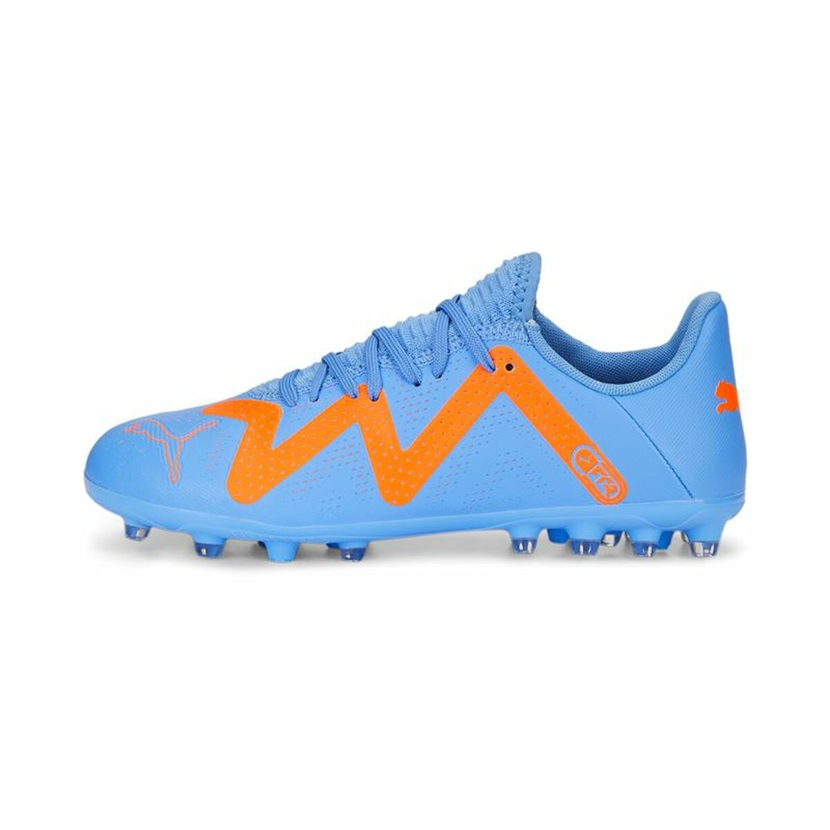 Childrens Football Boots Puma Future Play Mg Glimmer Blue Men-0