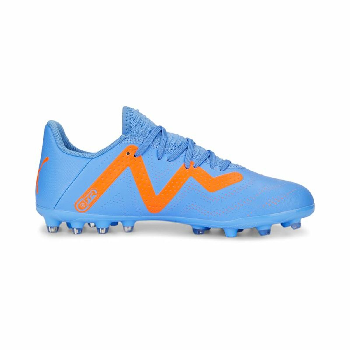 Childrens Football Boots Puma Future Play Mg Glimmer Blue Men-3