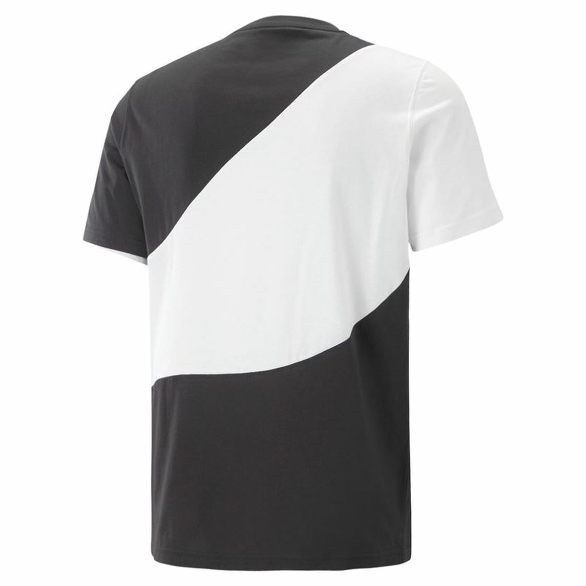 Men’s Short Sleeve T-Shirt Puma Powert White Black-4