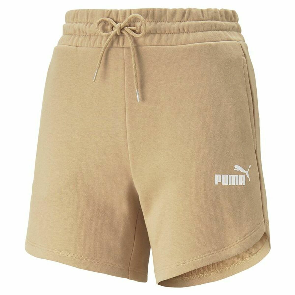 Sports Shorts for Women Puma Essentials 5" High Waist Beige-0