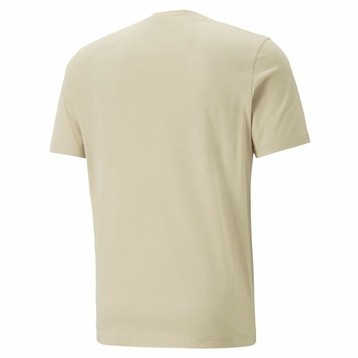 Short Sleeve T-Shirt Puma Essentials Elevated Beige Unisex-1