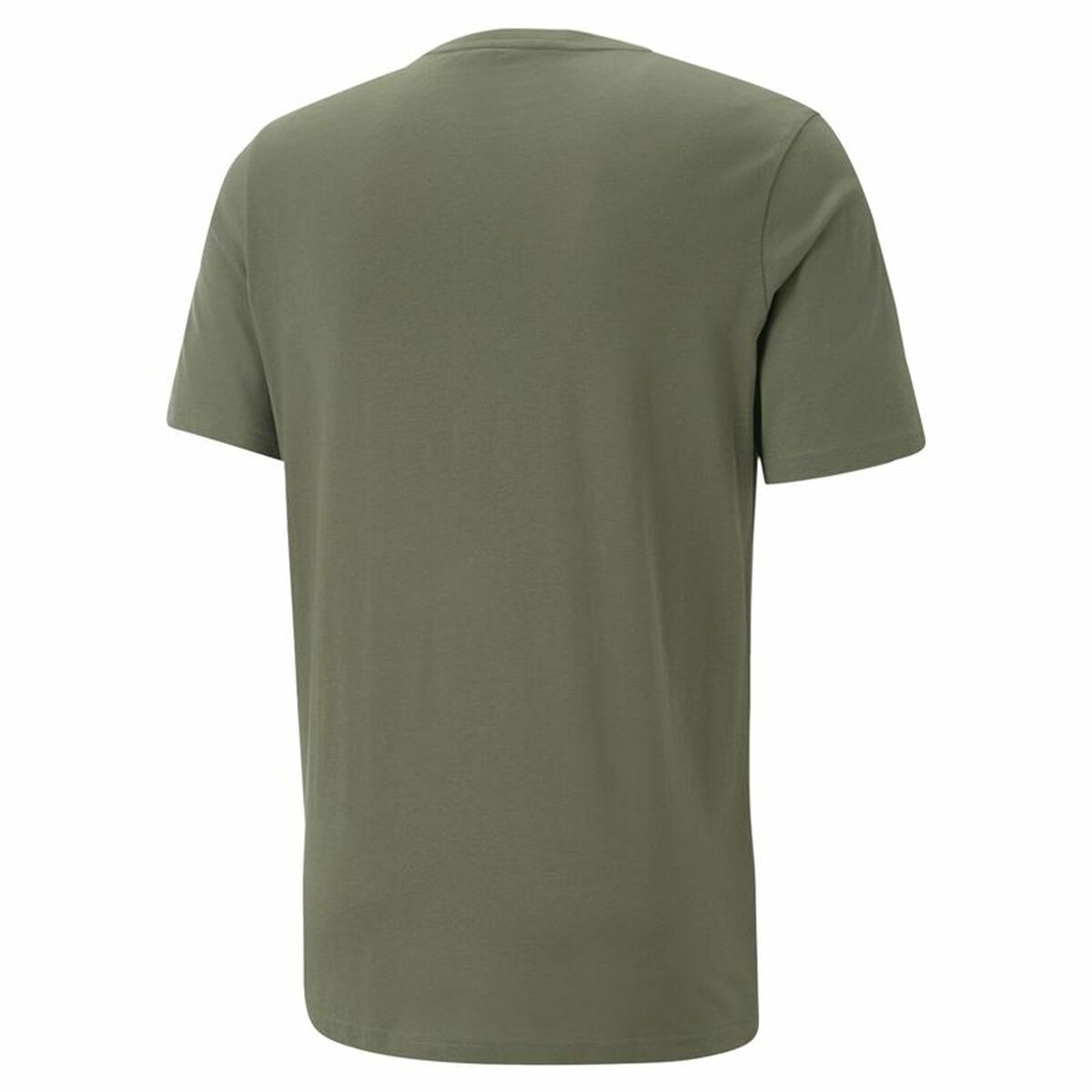 Men’s Short Sleeve T-Shirt Puma Ess Tape Camo Moss S Green Olive-2