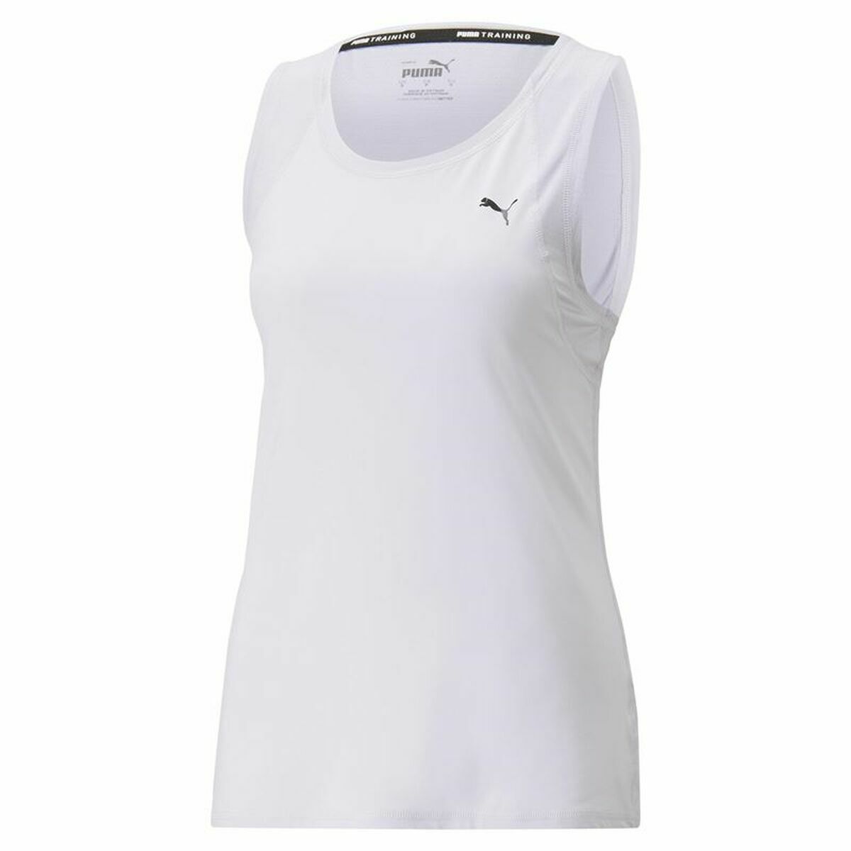 Women’s Short Sleeve T-Shirt Puma Favorite Tank White-0