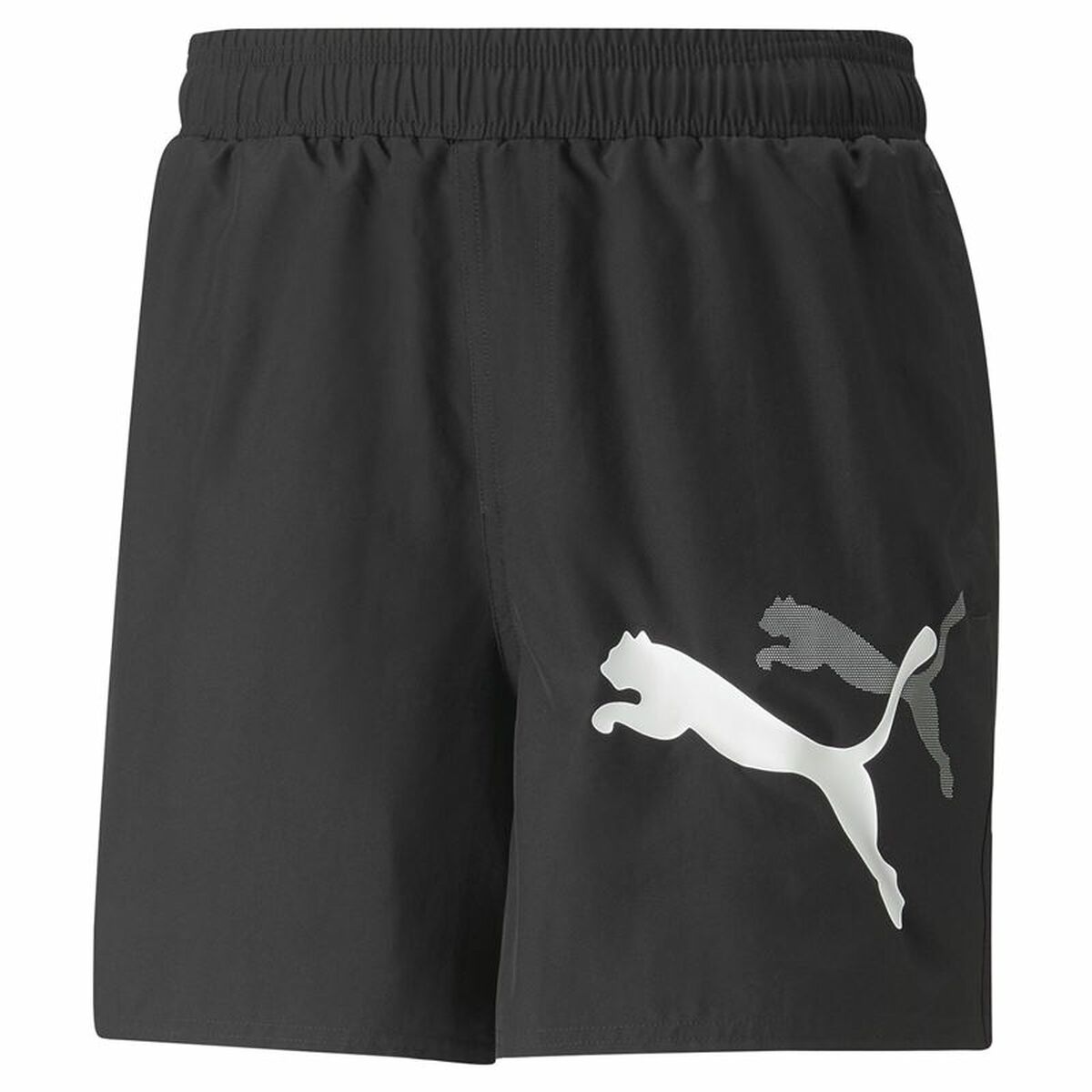 Men's Sports Shorts Puma Ess+ Logo Power Cat For All Time Black-4