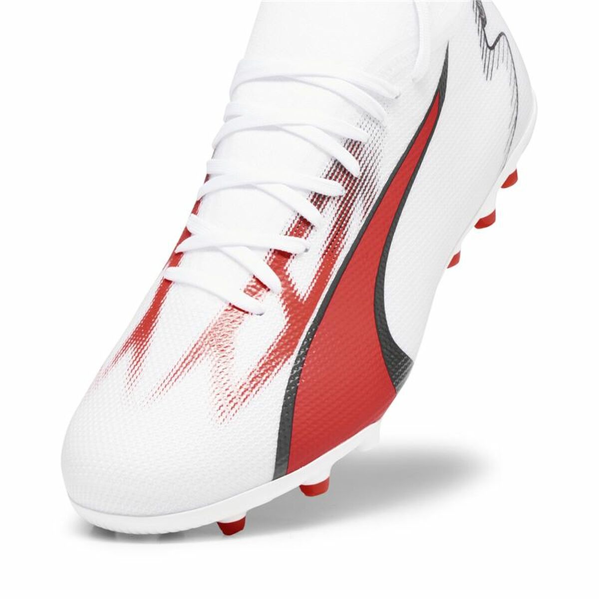 Adult's Football Boots Puma Ultra Match MG White-2