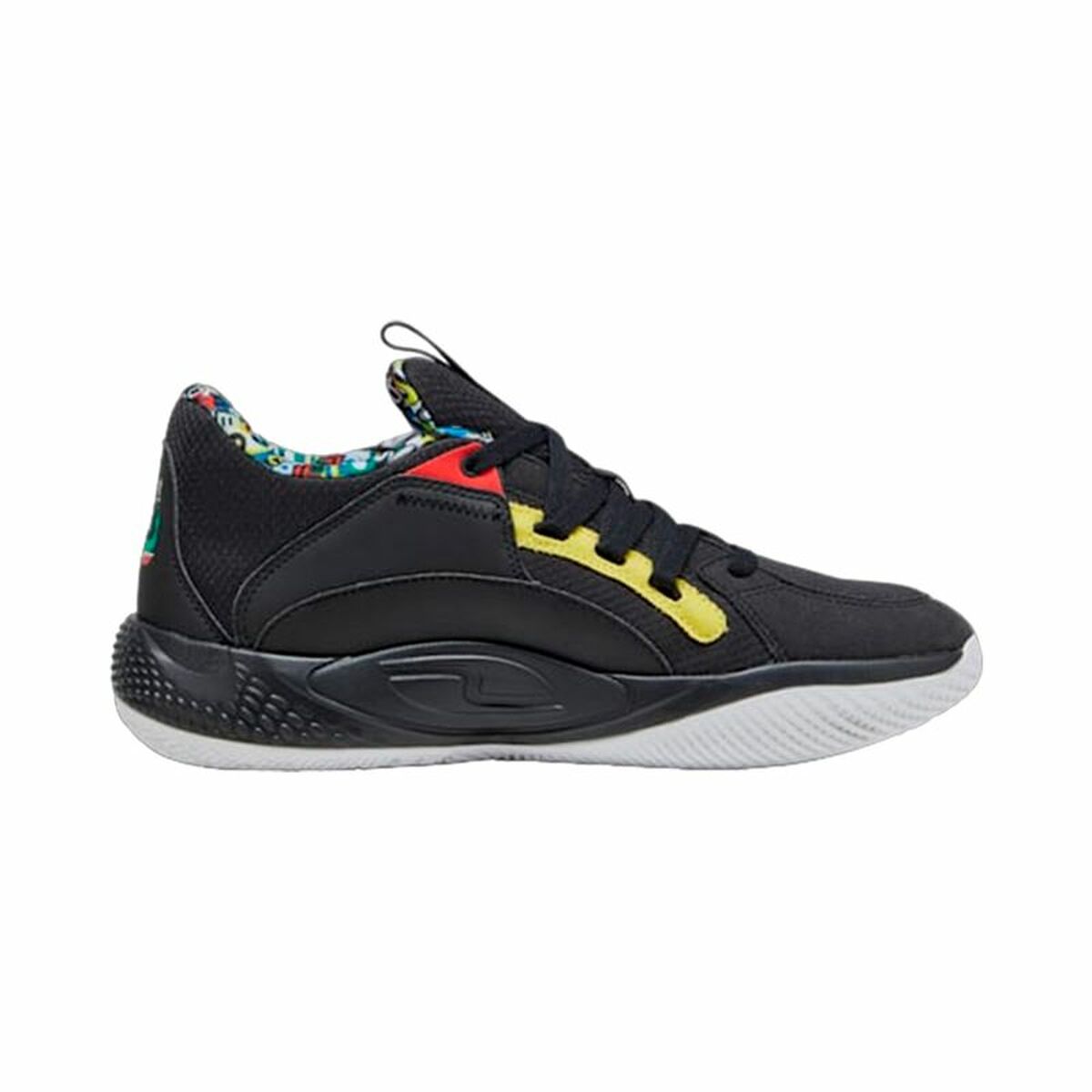 Basketball Shoes for Adults Puma  Court Rider Chaos Black-2