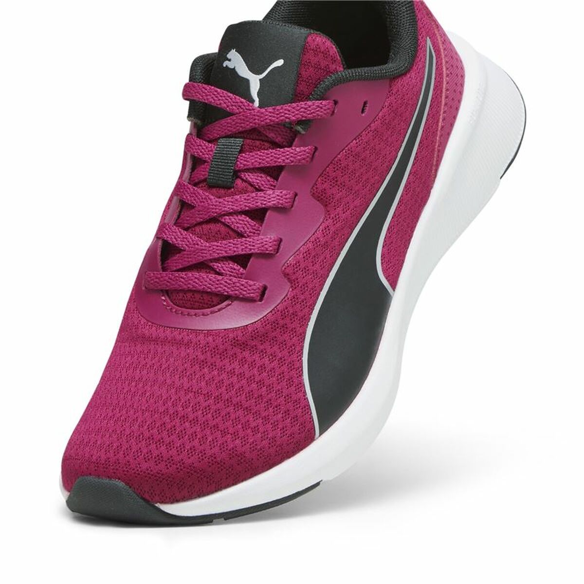 Running Shoes for Adults Puma Flyer Lite Crimson Red Lady-3