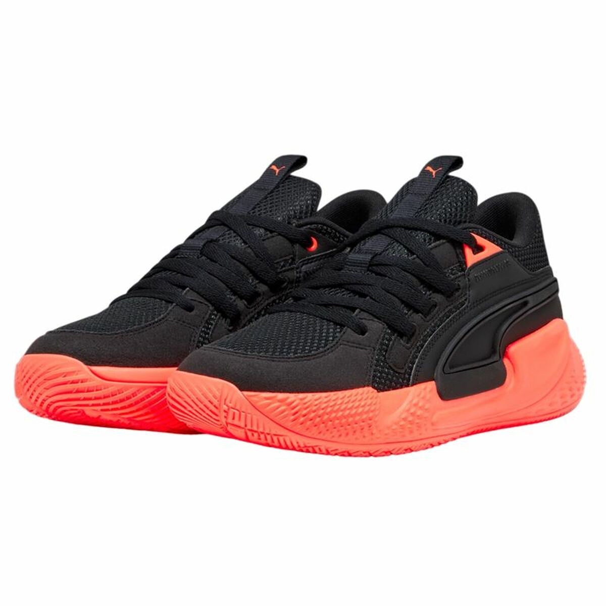 Basketball Shoes for Adults Puma Court Rider Chaos Sl Black-1