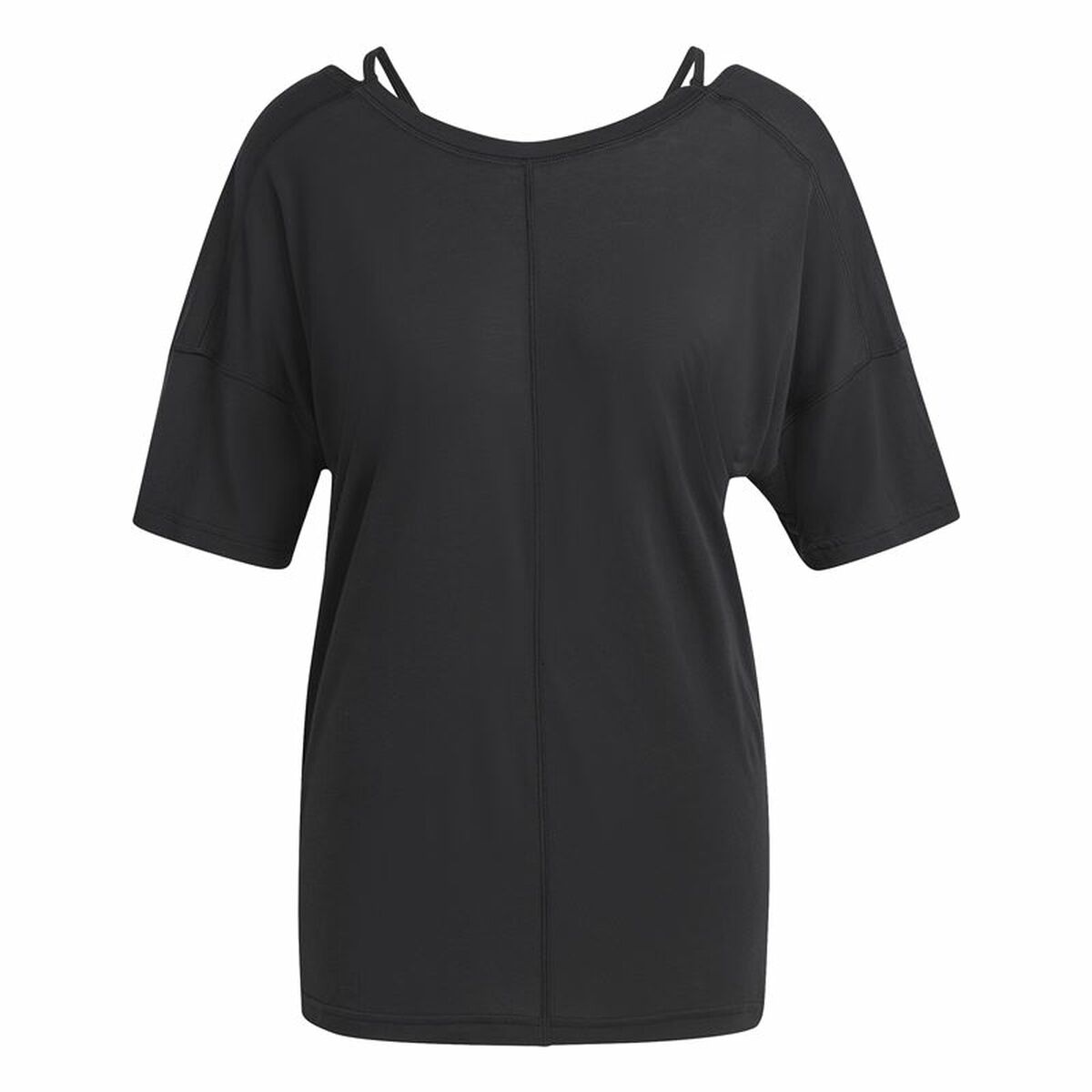 Women’s Short Sleeve T-Shirt Adidas Studio Oversized Black-0