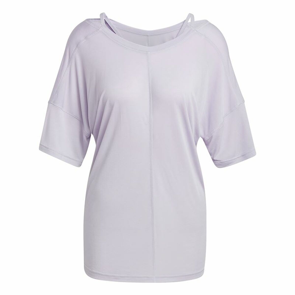 Women’s Short Sleeve T-Shirt Adidas Studio Oversized Lilac-0