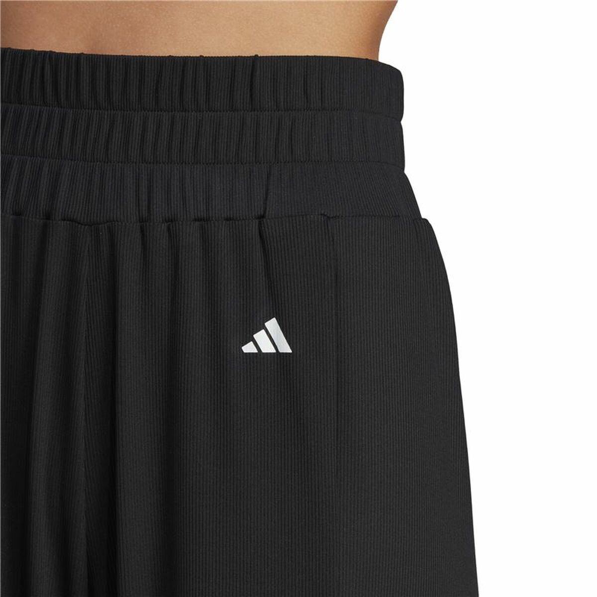 Long Sports Trousers Adidas Black Lady-4