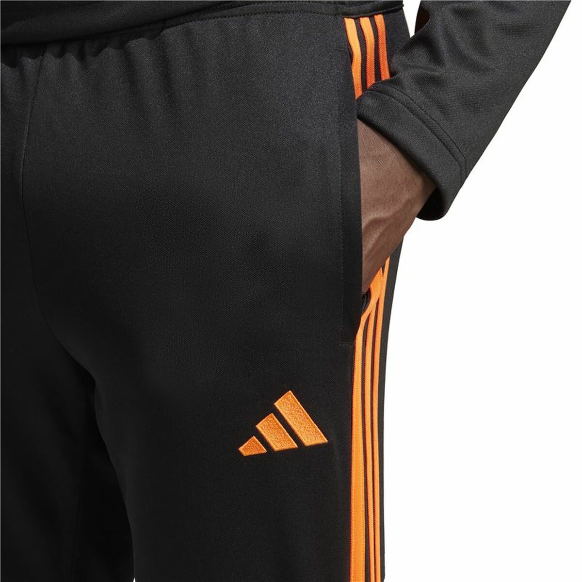 Football Training Trousers for Adults Adidas Tiro 23 Black Men-5