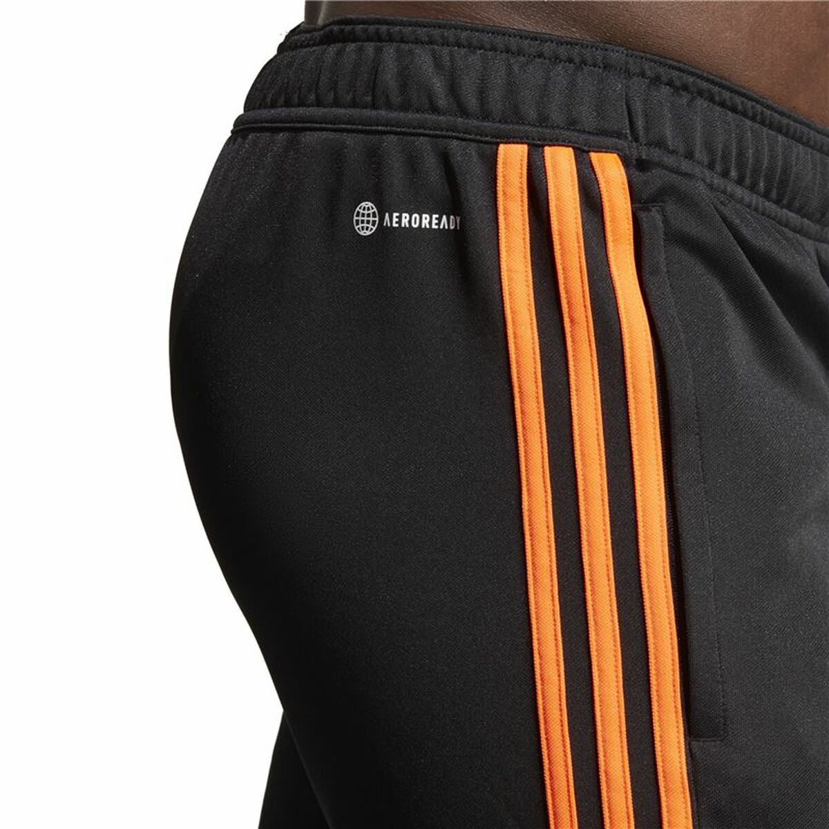 Football Training Trousers for Adults Adidas Tiro 23 Black Men-4