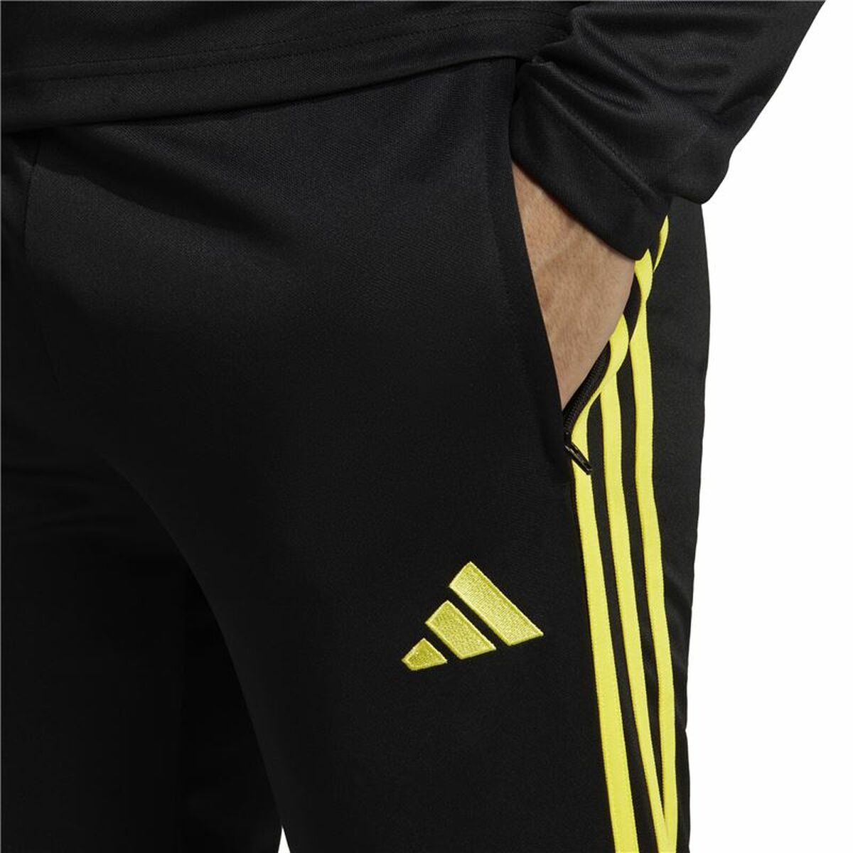 Football Training Trousers for Adults Adidas Tiro 23 Black Men-5