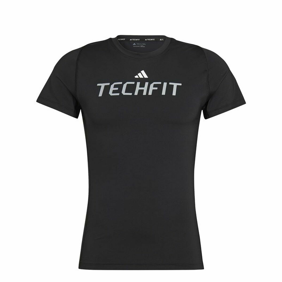 Men’s Short Sleeve T-Shirt Adidas Graphic Black-0